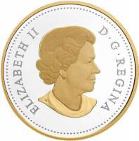 (1935) Монета Канада 2017 год 1 доллар   Биметалл (Серебро - Ниобиум)  UNC