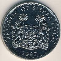 () Монета Сьерра-Леоне 1997 год 1  ""   Медь-Никель  UNC