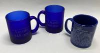 Кружки синие 3 шт