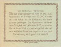 (№1920) Банкнота Австрия 1920 год "20 Heller"