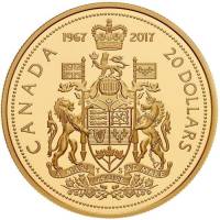 () Монета Канада 2017 год 20 долларов ""   PROOF