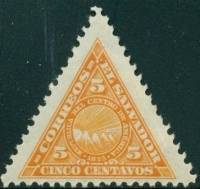 (№1921-398) Марка Сальвадор 1921 год "Конфедерация монета", Гашеная