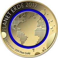 () Монета Кот-д’Ивуар 2017 год 100  ""   Биметалл (Платина - Золото)  UNC