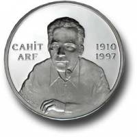 () Монета Турция 2001 год 7500000  ""   Биметалл (Серебро - Ниобиум)  AU
