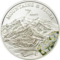 (№2010km297) Монета Палау 2010 год 5 Dollars (Гора Мак-Кинли)