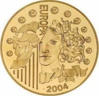 (№2004km1396) Монета Франция 2004 год 500 Euro