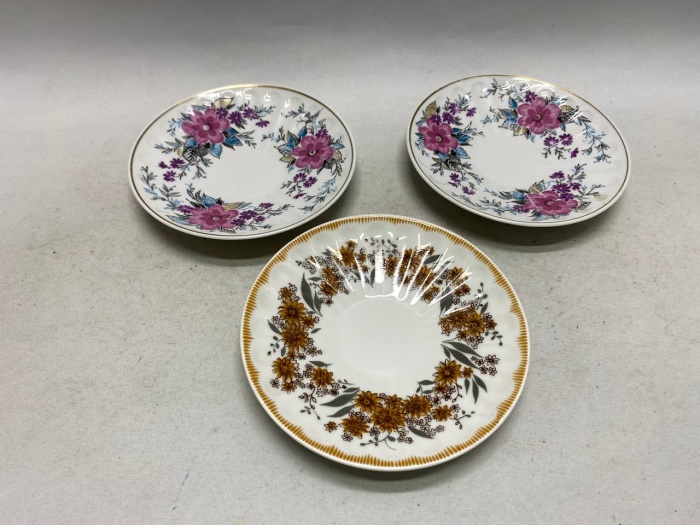 Блюдце ЛФЗ, 3 шт два дизайна