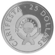 (№1981km31) Монета Барбадос 1981 год 25 Dollars (Карибский фестиваль искусств)