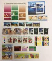 Сцепки марок + 2 блока, Австралия, Гашёные, III Θ (сост. на фото) 