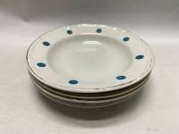 Тарелки суповые Красный фарфорист 4 шт