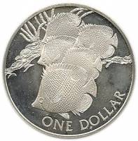 () Монета Британские Виргинские острова 1985 год 1 доллар ""   PROOF