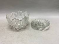 Ваза конфетница и розетка хрусталь стекло