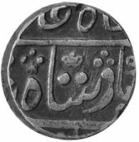 (№1825km218.1) Монета Индия 1825 год 1 Rupee (Шах Алам II в)