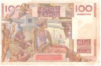 (№1946P-128a.2) Банкнота Франция 1946 год "100 Francs" (Подписи: P)