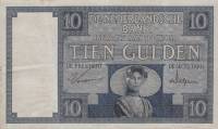 (№1924P-43a.1) Банкнота Нидерланды 1924 год "10 Gulden"