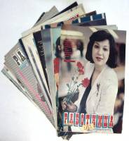 Набор журналов (24 шт) Работница 1986-1987 Годовые подборки Москва Мягкая обл.  с. С цв илл