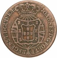 (№1814km45) Монета Ангола 1814 год frac12; Macuta