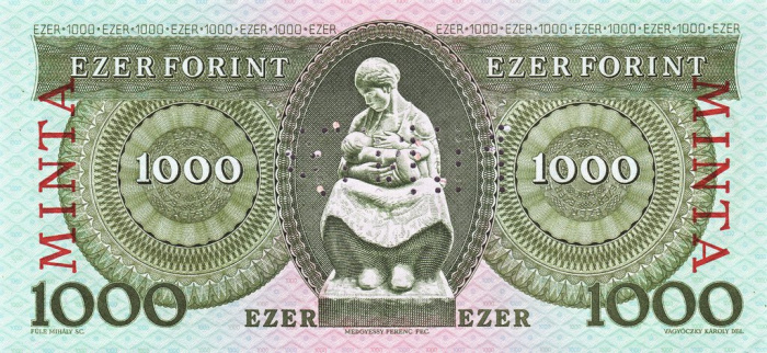 (№1996P-176cs) Банкнота Венгрия 1996 год &quot;1,000 Forint&quot;