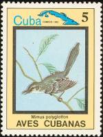 (1983-086) Марка Куба "Многоголосый пересмешник"    Птицы III Θ