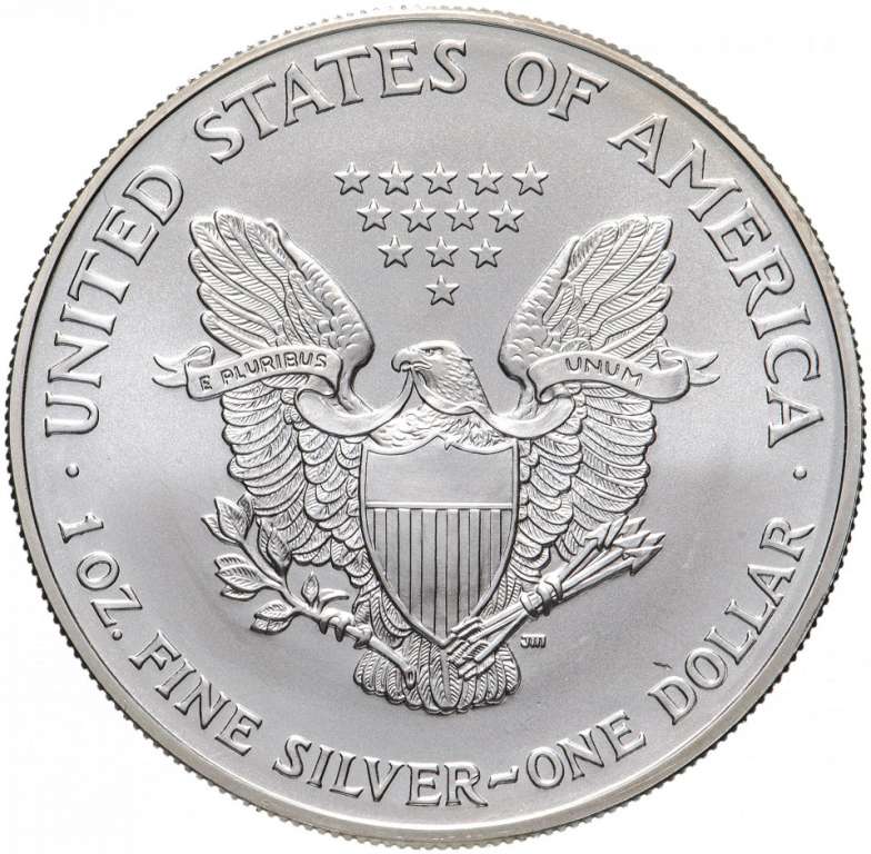 (2002) Монета США 2002 год 1 доллар &quot;Шагающая Свобода&quot;  Серебро Ag 999  UNC