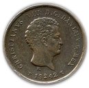 (№1842km723) Монета Дания 1842 год 1/5 Rigsbankskilling