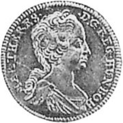 (№1743km1701) Монета Австрия 1743 год 1 Kreuzer