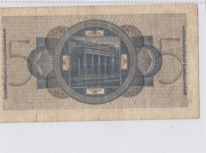 5 рейхмарок 1942 год Германия