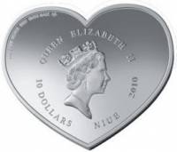 () Монета Остров Ниуэ 2010 год 10  ""   Биметалл (Серебро - Ниобиум)  AU