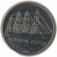 () Монета Республика Конго 1993 год 100 франков КФА ""  Медь  UNC