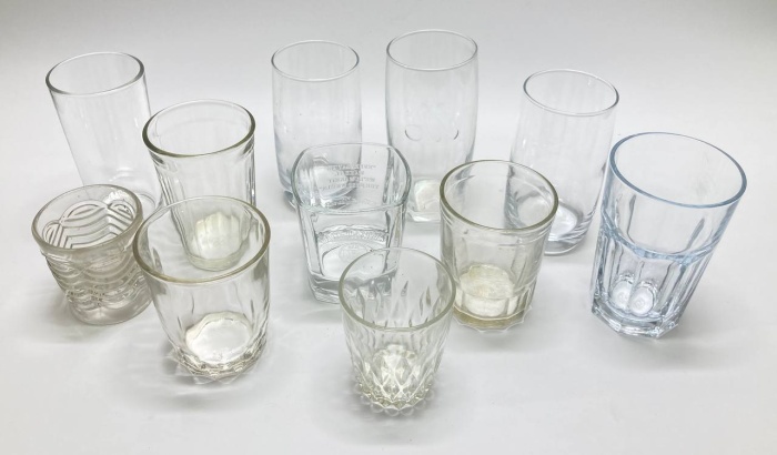 Стаканы, стекло, 11 шт