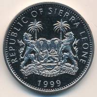 () Монета Сьерра-Леоне 1999 год 1  ""   Медь-Никель  UNC