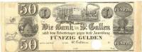 (№1838P-S432) Банкнота Швейцария 1838 год "50 Gulden"