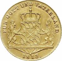 () Монета Германия (Империя) 1807 год 1  ""   Биметалл (Платина - Золото)  UNC