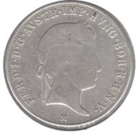  Монета Австро-Венгрия 1843 год        VF