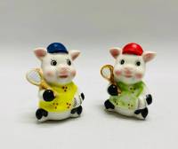 Набор для специй поросята, керамика