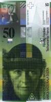 (2002) Банкнота Швейцария 2002 год 50 франков "Софи Тойбер-Арп" Belser - Gehrig  VF