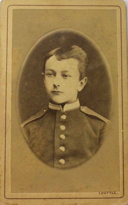 Фото ученика 3го класса 1882 год