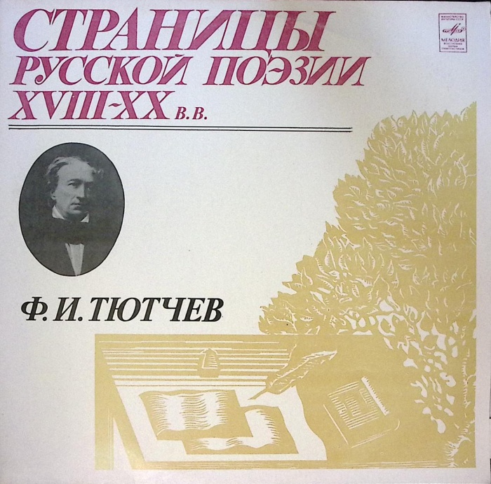 Набор виниловых пластинок (2 шт) , Страницы русской поэзии XVIII-XX в.в. Мелодия 300 мм. Excellent