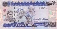 (2005) Банкнота Нигерия 2005 год 50 найра "Люди"   UNC