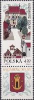 (1969-026) Марка + купон Польша "Рыночная площадь"   Туризм III Θ