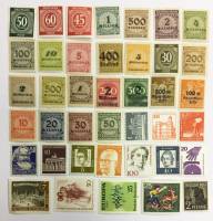 Смесь годов--  Набор марок Германия (ФРГ) 40 шт.  Негашеные , III O
