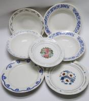 Тарелки десертные и суповые ЗИК Конаково разные 9 штук