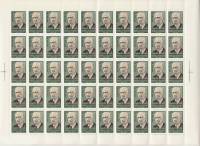 1976-028  Лист (50 м 10х5) СССР И.А. Джавахишвили   100 лет со дня рождения III O