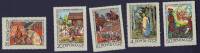 1969-096-100  Серия Набор марок (5 шт) СССР  Русские народные сказки III O