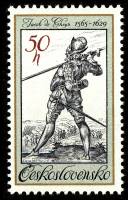 (1983-049) Марка Чехословакия "Воин с копьем"    Старые костюмы II Θ