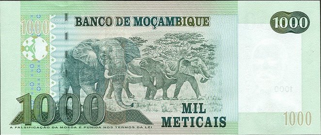 () Банкнота Мозамбик 2006 год 1 000  &quot;&quot;   UNC