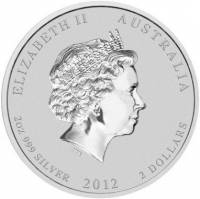 () Монета Австралия 2012 год 2 доллара ""   Биметалл (Серебро - Ниобиум)  UNC