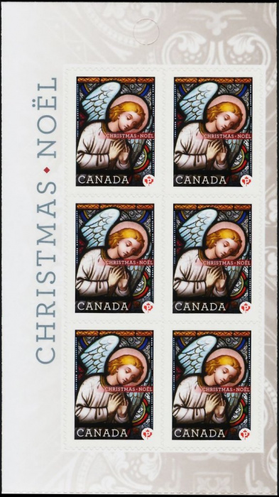 Лист марок Канада 2011 год &quot;окна с цветным витражом собора Святой Марии Кингстоне&quot;, Гашеный