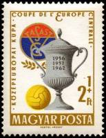 (1962-069) Марка Венгрия "Кубок"    Чемпионат Центральной Европы по футболу III Θ