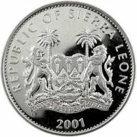 () Монета Сьерра-Леоне 2001 год 1  ""   Медь-Никель  UNC